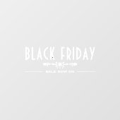 Dekorative Black Friday Sale Fensteraufkleber (Blatt)