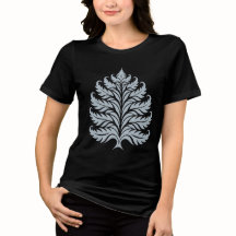 Dekorative Blattsilhouette