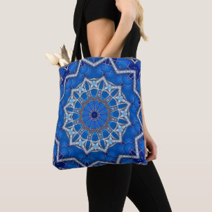 Dekorative blaue Feiertags-Tasche Tasche