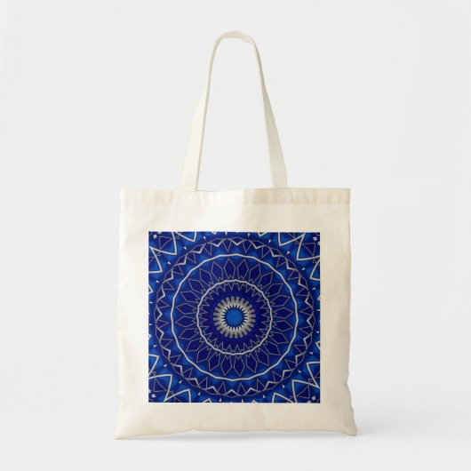 Dekorative blaue Feiertags-Tasche Tragetasche (Vorne)