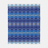 Dekorative blaue Fleece-Decke Fleecedecke (Vorderseite)