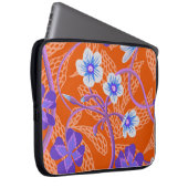 Dekorative blühende Wildblumen. Sommerblumenbad Laptopschutzhülle (Vorne Rechts)