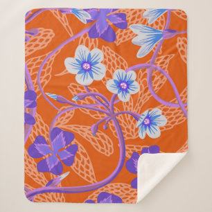 Dekorative blühende Wildblumen. Sommerblumenbad Sherpadecke