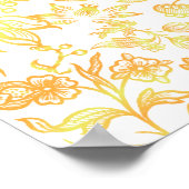 Dekorative Blume 13 Poster (Ecke)