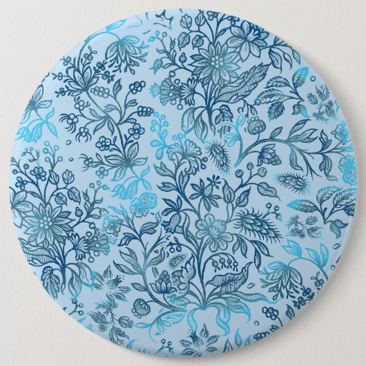 Dekorative Blume 15 Button (Vorderseite)