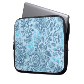 Dekorative Blume 15 Laptopschutzhülle (Vorderseite Links)