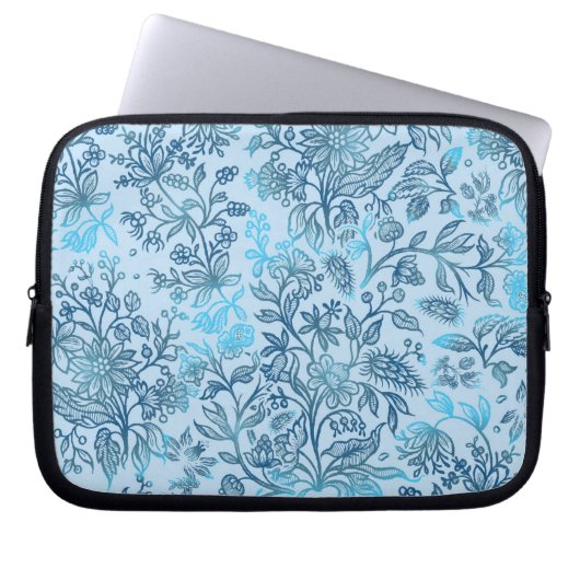 Dekorative Blume 15 Laptopschutzhülle (Vorderseite)