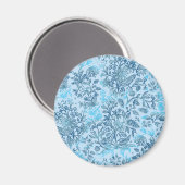 Dekorative Blume 15 Magnet (Vorderseite/Rückseite)