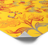 Dekorative Blume 16 Poster (Ecke)