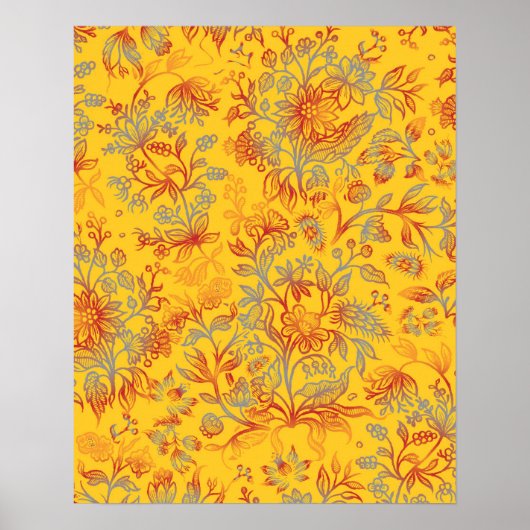 Dekorative Blume 16 Poster (Vorne)