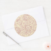 Dekorative Blume 18 Runder Aufkleber (Umschlag)