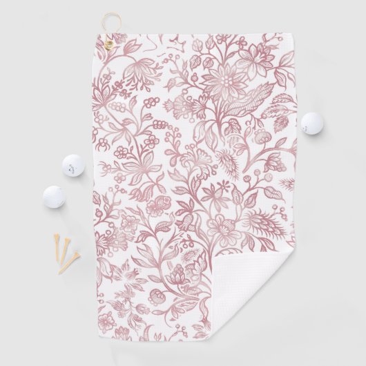 Dekorative Blume 19 Golfhandtuch (Insitu)