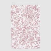 Dekorative Blume 19 Golfhandtuch (Vorderseite)