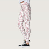 Dekorative Blume 19 Leggings (Links)