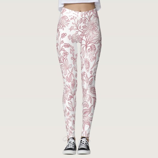 Dekorative Blume 19 Leggings (Vorderseite)