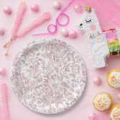 Dekorative Blume 19 Pappteller (Party)