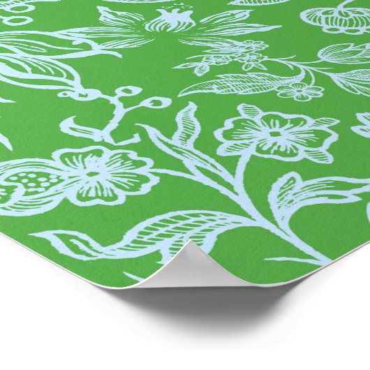 Dekorative Blume 1 Poster (Ecke)