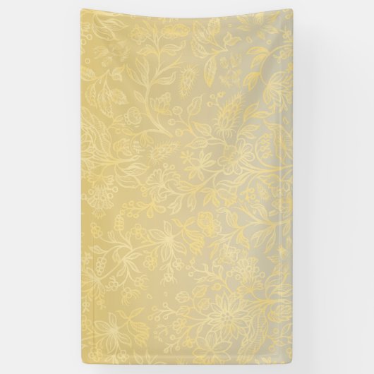 Dekorative Blume 20 Banner (Vertikal)