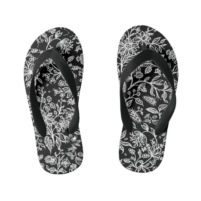 Dekorative Blume 21 Kinderbadesandalen (Fußbett)
