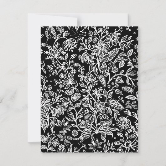 Dekorative Blume 21 Mitteilungskarte (Vorderseite)