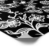 Dekorative Blume 21 Poster (Ecke)