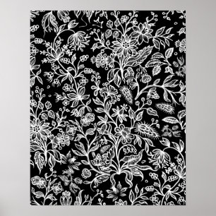 Dekorative Blume 21 Poster