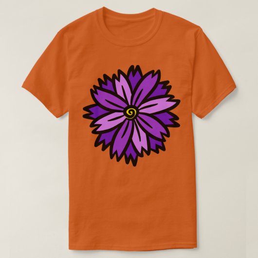 Dekorative Blume 2 T-Shirt (Design vorne)