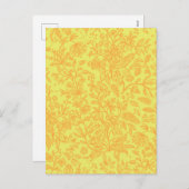 Dekorative Blume 3 Feiertagspostkarte (Vorne/Hinten)