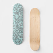 Dekorative Blume 7 Skateboard (Vorderseite)
