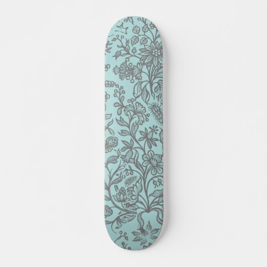 Dekorative Blume 7 Skateboard (Vorne)