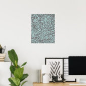 Dekorative Blume 8 Poster (Heimbüro)