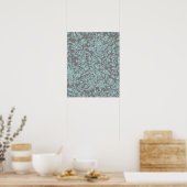 Dekorative Blume 8 Poster (Küche)