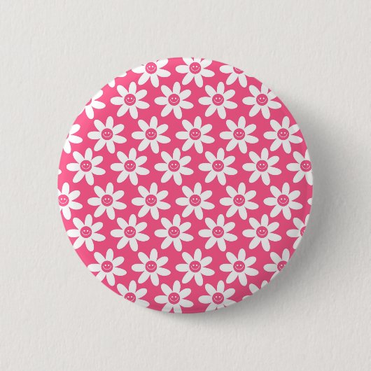 Dekorative Blume Button (Vorderseite)