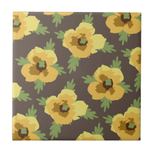 Dekorative Blume Fliese