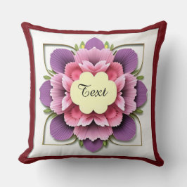 Dekorative Blume Kissen
