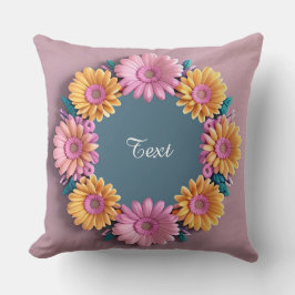 Dekorative Blume Kissen