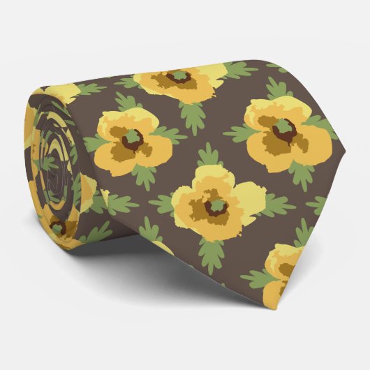 Dekorative Blume Krawatte (Gerollt)