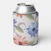 Dekorative Blume Ölfarbe Fliesen. Dosenkühler (Kanne Rückseite)