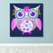 Dekorative Blume Power Leinwanddruck (Insitu (Holzboden))