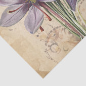 Dekorative Blume Schmetterlinge Ephemera Decoupage Seidenpapier (Detail)