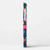 Dekorative Blume und Blätter, Muster-48675 Case-Mate iPhone Hülle (Rückseite / Links)