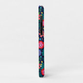 Dekorative Blume und Blätter, Muster-48675 Case-Mate iPhone Hülle (Hinten/Links)