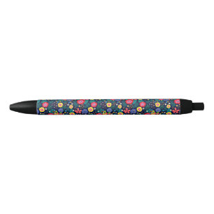 Dekorative Blume und Blätter, Muster-48675 Kugelschreiber