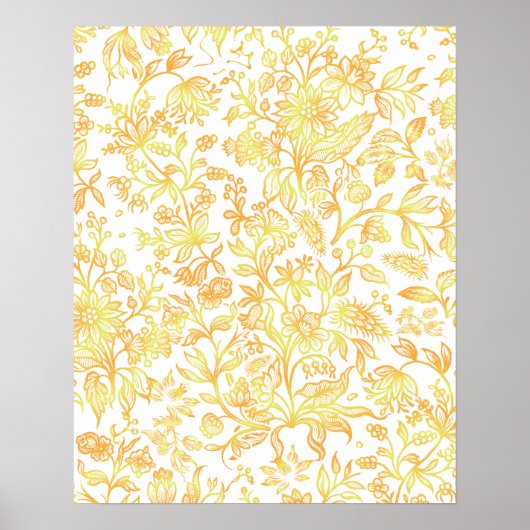 Dekorative Blumen 13 Poster (Vorne)