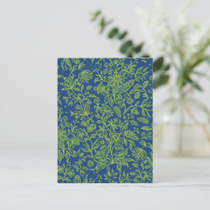 Dekorative Blumen 6 Feiertagspostkarte