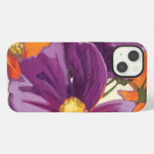 Dekorative Blumen iPhone Hülle (Rückseite (Horizontal))