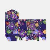 Dekorative Blumen Zelt  Geschenkschachtel (Ungefaltet)