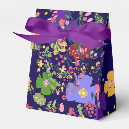 Dekorative Blumen Zelt  Geschenkschachtel (Vorderseite)