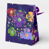 Dekorative Blumen Zelt  Geschenkschachtel (Rückseite)