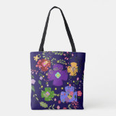 Dekorative Blumenelemente Tasche (Rückseite)